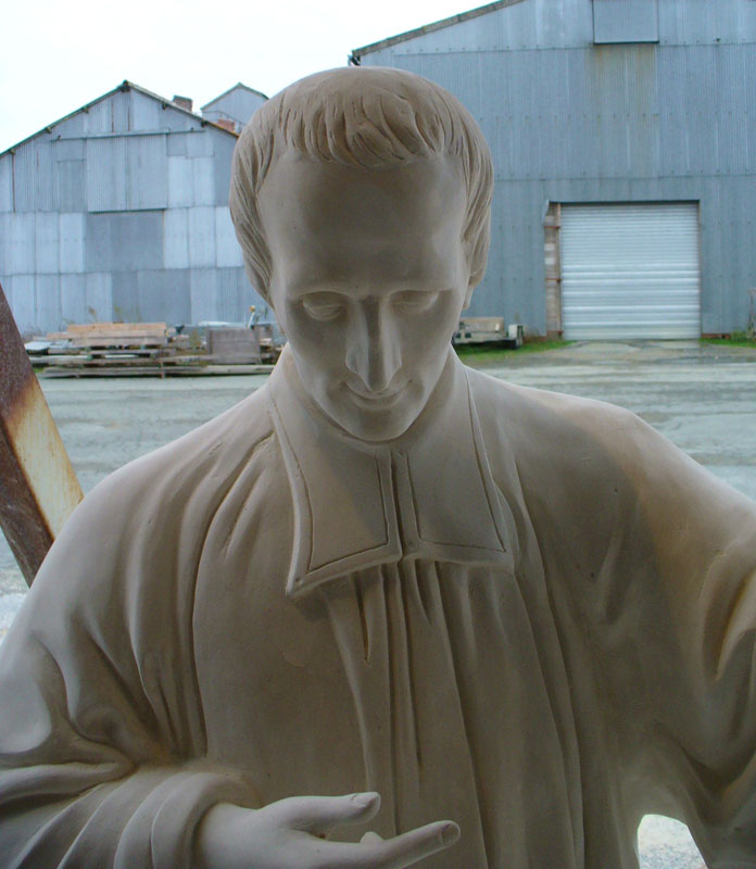 Yvan Baudoin, sculpteur sur pierre